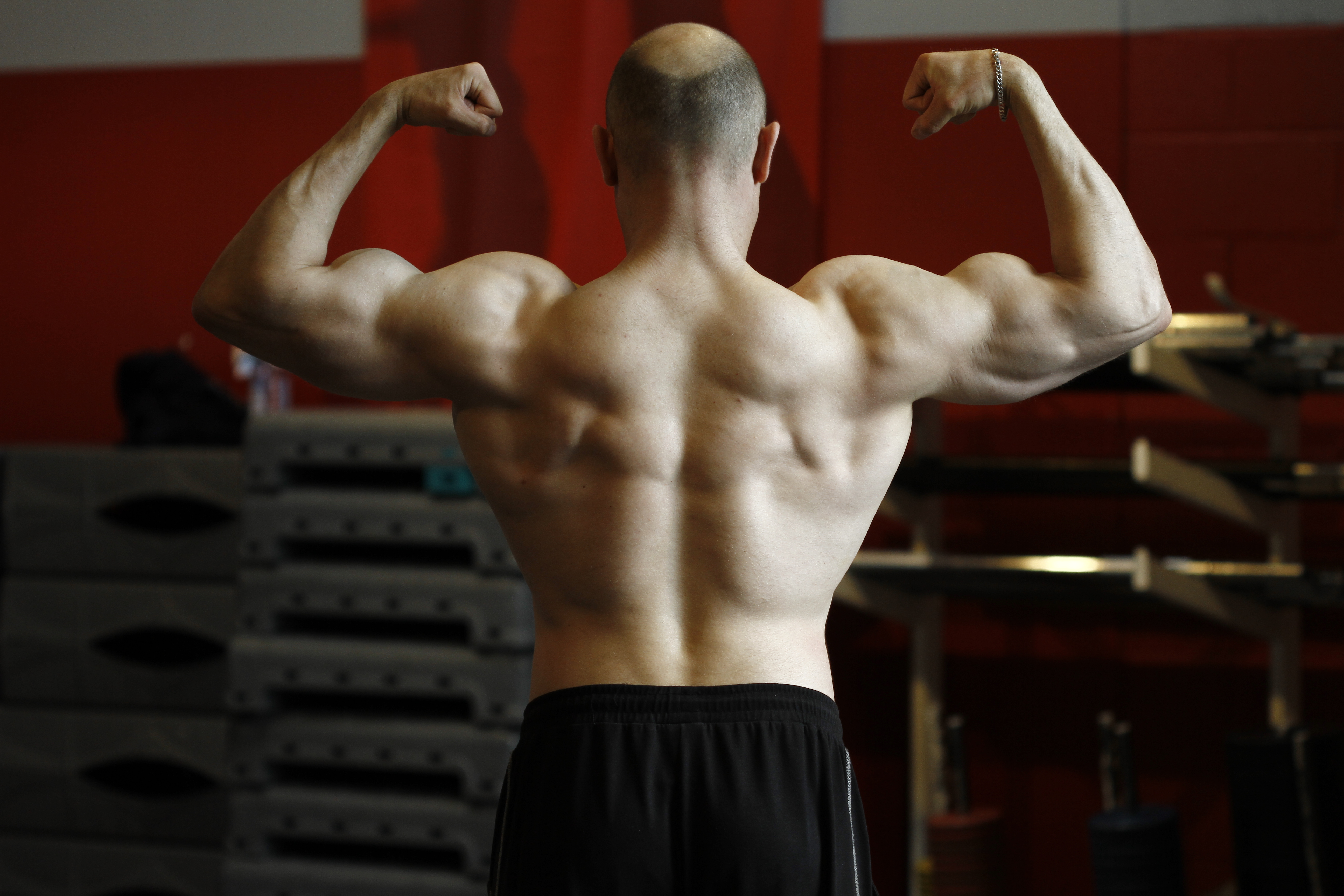 Double biceps de dos